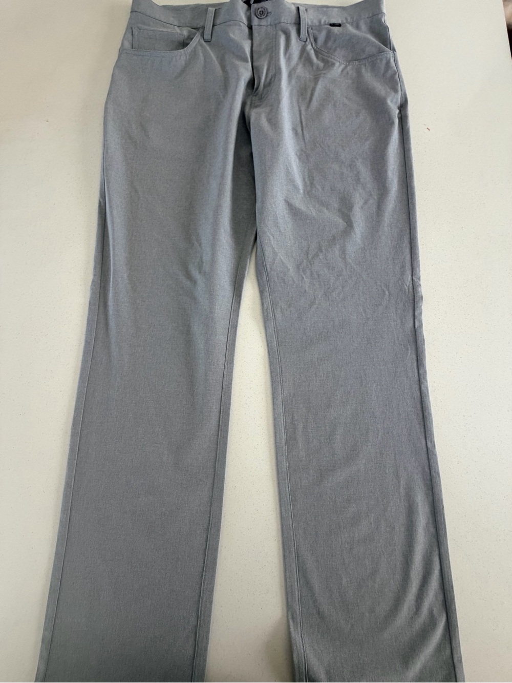 Travis Mathew Gray Straight-Leg Chinos